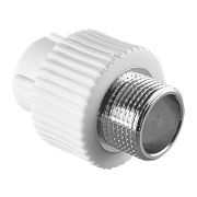 Муфта TEBO бел. PP-R комбинированная 50х1 1/2quot; НР под ключ (6/24), арт. 030020711