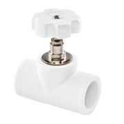 Вентиль TEBO бел. PP-R в сборе 63х90 (2/8), арт. 030060307