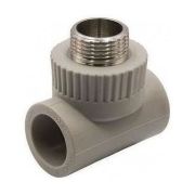 Тройник TEBO сер. PP-R комб. 25x1/2quot; НР (15/90), арт. 031040505