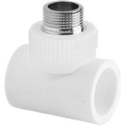 Тройник TEBO бел. PP-R комб. 32х1/2quot; НР (10/60), арт. 030043406