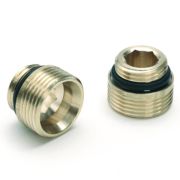 К-т двух резьбозажим. нипелей с нар.резьбой 1/2х3/4 (латунь)