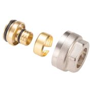 Фитинг обжимной MVI для полиэтиленовой и металполимерной трубы 16x2.0x3/4quot; под евроконус