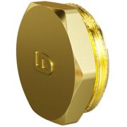 Заглушка для трубы LD DN20 наружная резьба, латунь