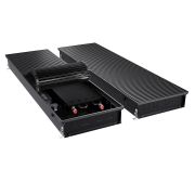 Конвектор внутрипольный Royal Thermo ATRIUM TURBO-110/400/2900-DG-U-BL