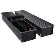 Конвектор внутрипольный Royal Thermo ATRIUM TURBO-190/300/2800-DG-U-BL