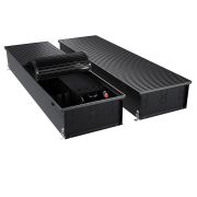 Конвектор внутрипольный Royal Thermo ATRIUM TURBO-190/400/2900-DG-U-BL