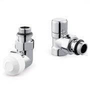 Набор термостатический для радиатора трехосевой Royal Thermo Design 1/2quot;М30х1,5 (Хром)