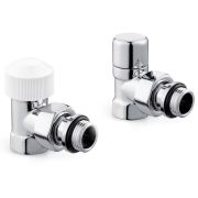 Набор термостатический для радиатора угловой Royal Thermo Design 1/2quot;М30х1,5 (Хром)
