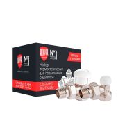 Набор термостатический для радиатора угловой Royal Thermo 3/4quot; М30х1,5.