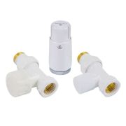 Комплект подключения SCHLOSSER STANDARD MINI 1/2quot; прямой, белый, с термоголовкой MINI М30х1,5