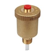 Воздухоотводчик Giacomini R99IY002 автоматический DN10 3/8quot; + запорный клапан