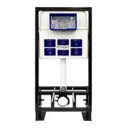 Инсталляция для унитаза BETTOSERB sava free standing, клавиша смыва хром матовый круг.