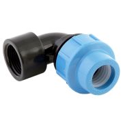 Отвод ПНД с внутренней резьбой 25х1quot;