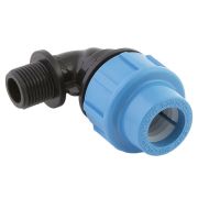 Отвод Джилекс ПНД с наружной резьбой 20х1/2quot; (30 шт. в уп.)