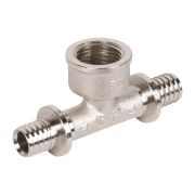 Тройник с внутренней резьбой 16×1/2quot;×16