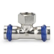 Тройник VARMEGA раструбный Inox Press ВР 35x1/2quot;x35