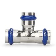 Тройник VARMEGA раструбный Inox Press 28x28x28