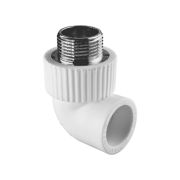 Угольник TEBO бел. PP-R комб. 25х3/4quot; НР (15/90), арт. 030030607