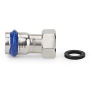 Муфта VARMEGA раструбная Inox Press с накидной гайкой 15x1/2quot;