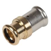 Адаптер HENCO латунь пресс (металлопластик) - пресс медь, V, M и SA-профиль, 16x15Cu