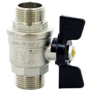 Кран BUGATTI НН 3/4quot; бабочка OREGON серия 327, полный проход