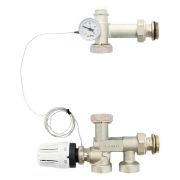 Группа насосно-смесительная Uni-Fitt SOLOMIX MINI с наружной резьбой 1quot;, без насоса