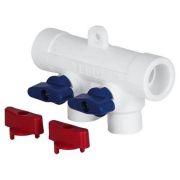 Коллектор TEBO бел. PP-R 40x20х2 вых. универсальный (3/18), арт. 030091271