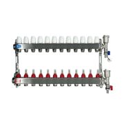 Группа коллект. VIEIR 1х12х3/4quot; с расходомер, дренаж. кр, воздухоотвод., нерж. сталь VR113-12A