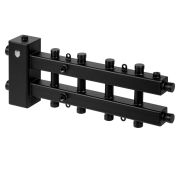 Блок коллекторный Royal Thermo на 4-5 вых. (сверху-снизу-сбоку) стрелка 60 кВт, с кронштейнами