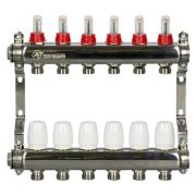 Группа коллекторная ALTSTREAM с расходомерами, сталь 1quot;х 7х3/4quot;