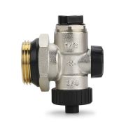 Группа концевая для коллектора VARMEGA VM15906 НР 1quot; с др.вентилем и руч. воздухотв.