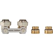 Набор Royal Thermo для нижнего подключения радиатора угловой раздельный 3/4х3/4ЕК